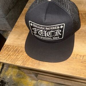 Chrome Hearts Black Trucker Hat
